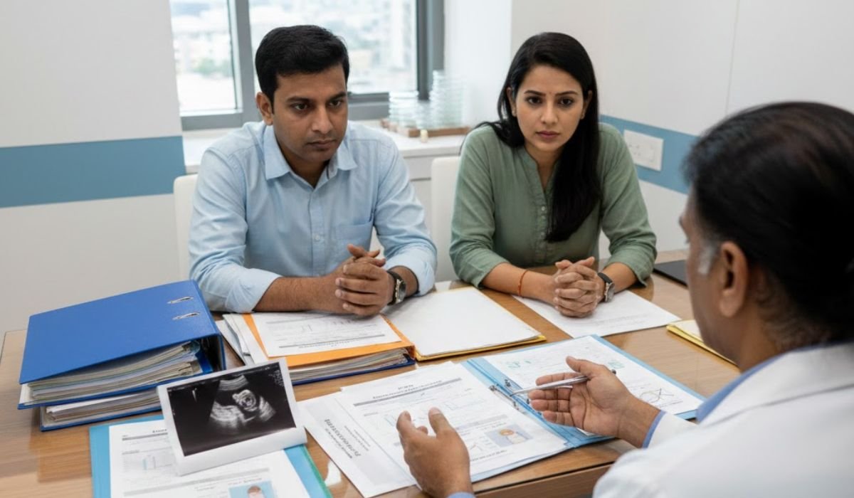 IVF failed once or twice Indian doctor reviewing reports before next cycle