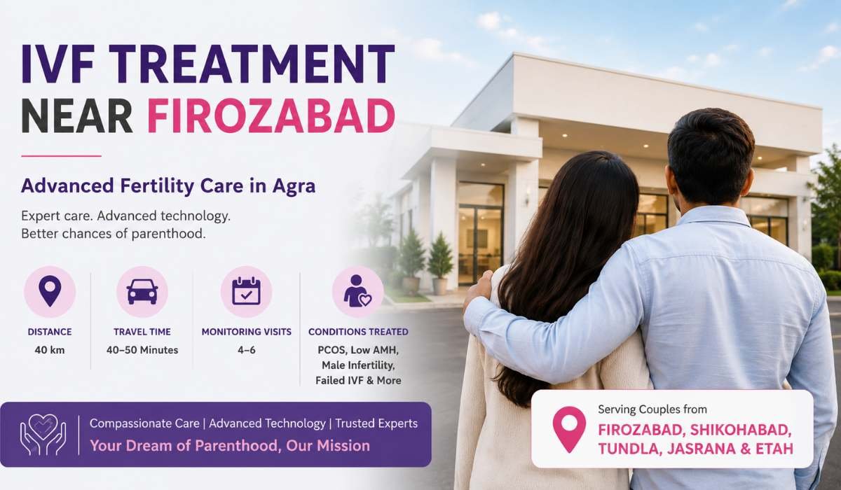 IVF treatment near Firozabad with advanced fertility care and IVF specialists in Agra